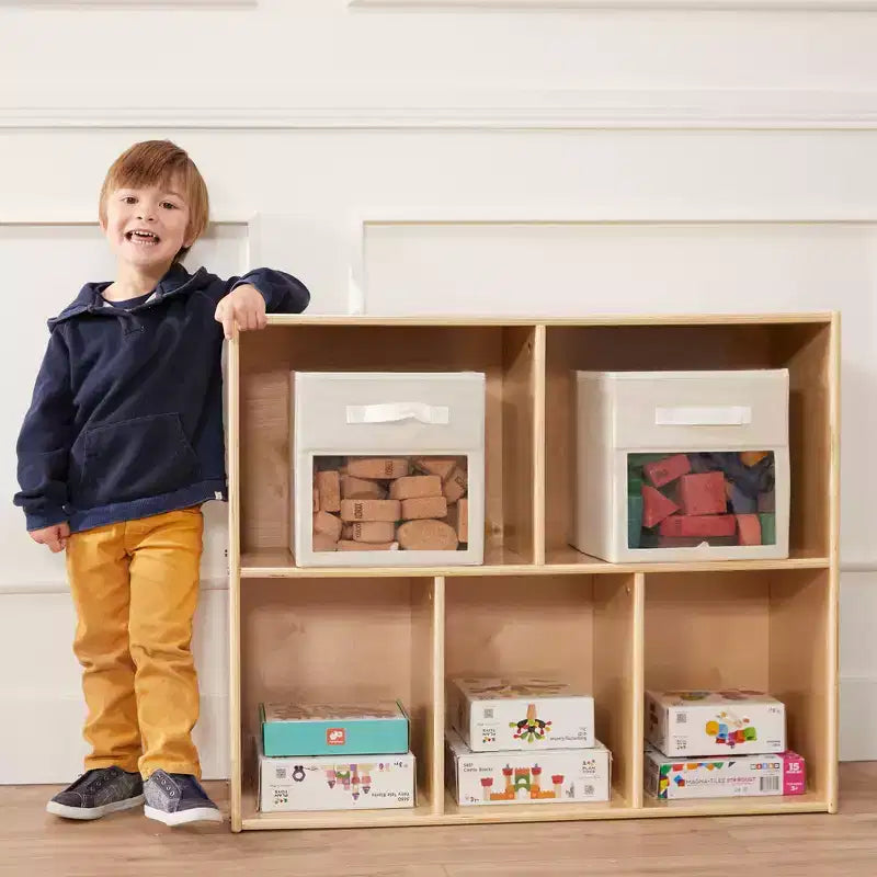 Meuble de rangement simple face 5 compartiments Streamline, 30 po, mobilier pour enfants
