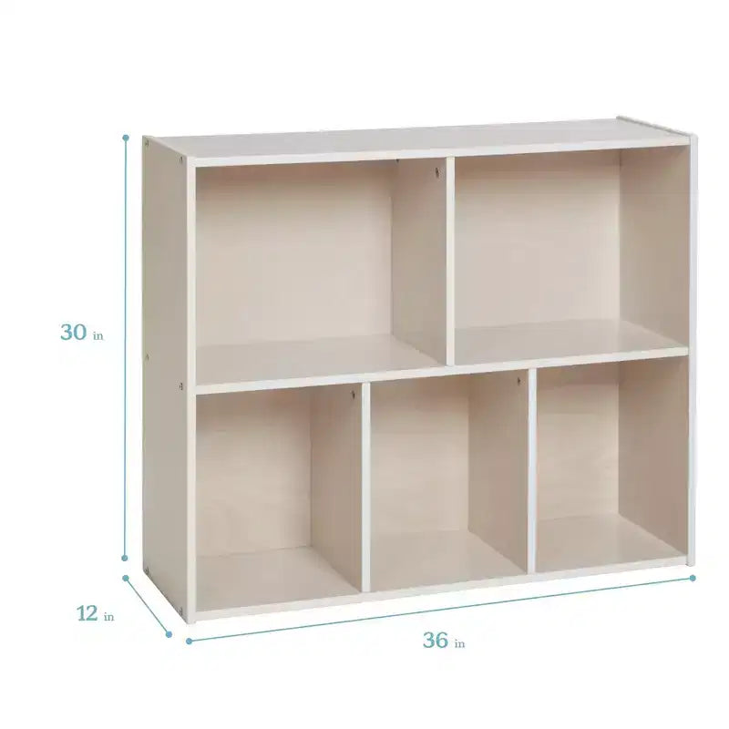 Meuble de rangement simple face 5 compartiments Streamline, 30 po, mobilier pour enfants