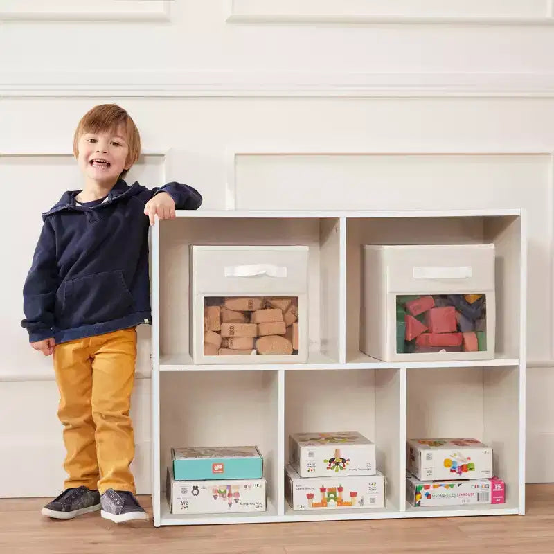 Meuble de rangement simple face 5 compartiments Streamline, 30 po, mobilier pour enfants