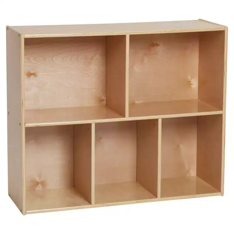 Meuble de rangement simple face 5 compartiments Streamline, 30 po, mobilier pour enfants