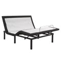 Continental Sleep,15 Adjustable Bed Frame Base with 3 Programmable Positions, Head And Foot Incline, LED Ambient Lighting, White