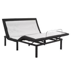 Continental Sleep,15 Adjustable Bed Frame Base with 3 Programmable Positions, Head And Foot Incline, LED Ambient Lighting, White