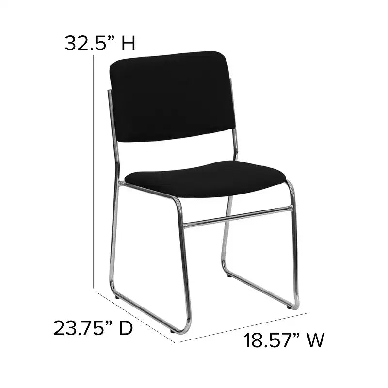 Lot de 4 chaises empilables de 227 kg de capacité