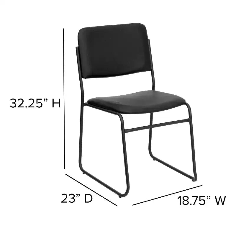 Lot de 4 chaises empilables de 227 kg de capacité