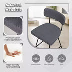 Tabouret de bar pivotant rembourré (lot de 4) de 63,5 cm